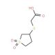 [(1,1-dioxidotetrahydrothien-3-yl)thio]acetic acid - chemical structure image