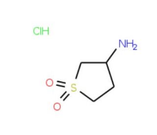 1,1-dioxidotetrahydrothien-3-ylamine hydrochloride (CAS 51642-03-6) - chemical structure image