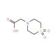 (1,1-Dioxidothiomorpholin-4-yl)acetic acid (CAS 155480-08-3) - chemical structure image