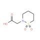 (1,1-Dioxo-1lambda*6*-[1,2]thiazinan-2-yl)-acetic acid - chemical structure image