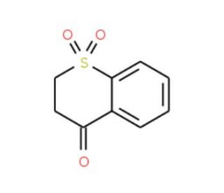 1,1-Dioxo-1lambda*6*-thiochroman-4-one (CAS 19446-96-9) - chemical structure image