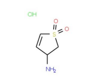 1,1-Dioxo-2,3-dihydro-1H-1lambda*6*-thiophen-3-ylamine hydrochloride - chemical structure image