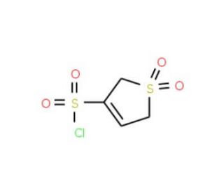 1,1-Dioxo-2,5-dihydro-1H-1lambda*6*-thiophene-3-sulfonyl chloride (CAS 112161-61-2) - chemical structure image