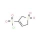 1,1-Dioxo-2,5-dihydro-1H-1lambda*6*-thiophene-3-sulfonyl chloride (CAS 112161-61-2) - chemical structure image
