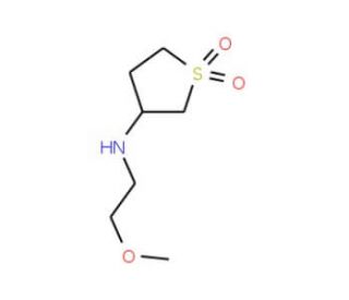(1,1-Dioxo-tetrahydro-1lambda*6*-thiophen-3-yl)-(2-methoxy-ethyl)-amine - chemical structure image