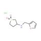 (1,1-Dioxo-tetrahydro-1lambda*6*-thiophen-3-yl)-furan-2-ylme hydrochloride - chemical structure image