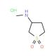 (1,1-Dioxo-tetrahydro-1lambda*6*-thiophen-3-yl)-methylamine hydrochloride (CAS 53287-53-9) - chemical structure image