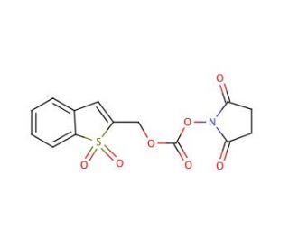 1,1-Dioxobenzo[b]thiophen-2-ylmethyl N-succinimidyl carbonate (CAS 197244-91-0) - chemical structure image