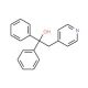 1,1-Diphenyl-2-pyridin-4-yl-ethanol - chemical structure image