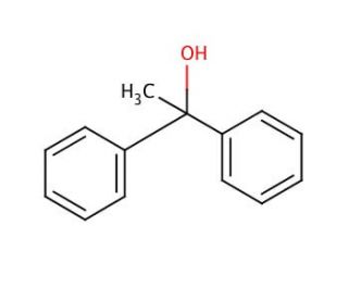 1,1-Diphenylethanol (CAS 599-67-7) - chemical structure image