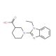 1-(1-Ethyl-1H-benzoimidazol-2-yl)-piperidine-3-carboxylic acid - chemical structure image