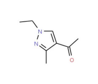 1-(1-Ethyl-3-methyl-1H-pyrazol-4-yl)ethanone - chemical structure image