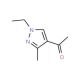1-(1-Ethyl-3-methyl-1H-pyrazol-4-yl)ethanone - chemical structure image