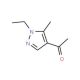 1-(1-Ethyl-5-methyl-1H-pyrazol-4-yl)ethanone - chemical structure image