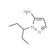 1-(1-ethylpropyl)-1H-pyrazol-5-amine (CAS 90206-24-9) - chemical structure image