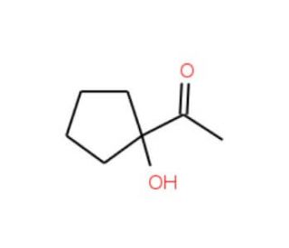 1-(1-Hydroxycyclopentyl)ethanone (CAS 17160-89-3) - chemical structure image