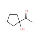 1-(1-Hydroxycyclopentyl)ethanone (CAS 17160-89-3) - chemical structure image