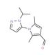 1-(1-isopropyl-1H-pyrazol-5-yl)-2,5-dimethyl-1H-pyrrole-3-carbaldehyde - chemical structure image