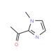 1-(1-methyl-1H-imidazol-2-yl)ethanone - chemical structure image