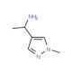 1-(1-Methyl-1H-pyrazol-4-yl)ethanamine (CAS 911788-33-5) - chemical structure image