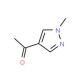 1-(1-methyl-1H-pyrazol-4-yl)ethanone (CAS 37687-18-6) - chemical structure image