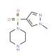 1-(1-Methyl-1H-pyrazole-4-sulfonyl)-piperazine - chemical structure image