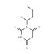 1-(1-methylbutyl)-2-thioxodihydropyrimidine-4,6(1H,5H)-dione - chemical structure image