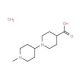 1-(1-Methylpiperidin-4-yl)piperidine-4-carboxylicacid sesquihydrate (CAS 849925-07-1) - chemical structure image