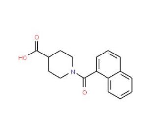 1-(1-naphthoyl)piperidine-4-carboxylic acid - chemical structure image