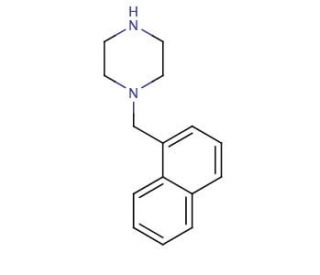 1-(1-Naphthylmethyl)piperazine (CAS 40675-81-8) - chemical structure image