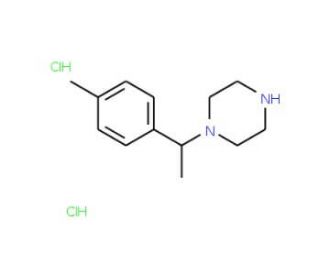 1-(1-p-Tolyl-ethyl)-piperazine dihydrochloride - chemical structure image