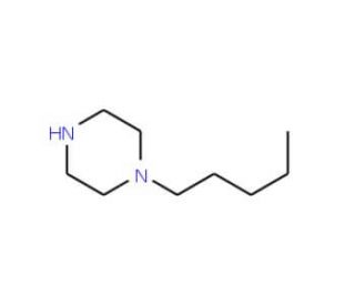 1-(1-Pentyl)piperazine (CAS 50866-75-6) - chemical structure image