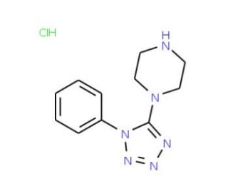 1-(1-phenyl-1H-tetrazol-5-yl)piperazine hydrochloride - chemical structure image