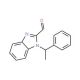 1-(1-Phenyl-ethyl)-1H-benzoimidazole-2-carbaldehyde (CAS 612046-98-7) - chemical structure image