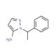 1-(1-phenylethyl)-1H-pyrazol-5-amine (CAS 3524-13-8) - chemical structure image