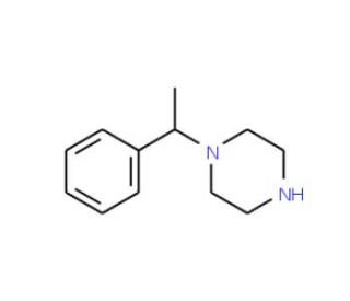 1-(1-Phenylethyl)piperazine (CAS 69628-75-7) - chemical structure image
