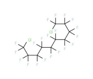 1,10-Dichloroperfluorodecane (CAS 156186-28-6) - chemical structure image