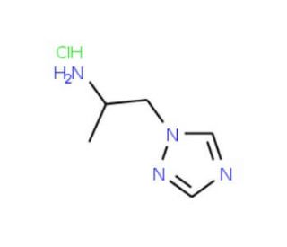 1-(1H-1,2,4-triazol-1-yl)propan-2-amine hydrochloride - chemical structure image