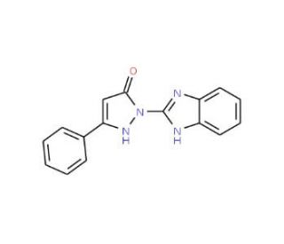 1-(1H-Benzimidazol-2-yl)-3-phenyl-1H-pyrazol-5-ol - chemical structure image