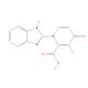 1-(1H-Benzo[d]imidazol-2-yl)-3-methyl-4-oxo-1,4-dihydropyridine-2-carboxylic acid (CAS 1163685-30-0) - chemical structure ima