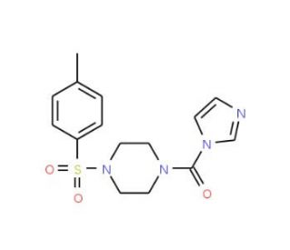 1-(1H-imidazol-1-ylcarbonyl)-4-[(4-methylphenyl)sulfonyl]piperazine - chemical structure image