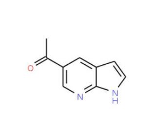 1-(1H-Pyrrolo[2,3-b]pyridin-5-yl)-ethanone (CAS 944937-14-8) - chemical structure image