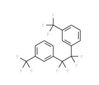 1,1&prime;-(1,1,2,2-Tetrafluoroethane-1,2-diyl)bis[3-(trifluoromethyl)benzene] (CAS 287172-67-2) - chemical structure image