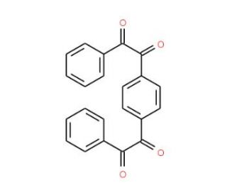 1,1&prime;-(1,4-phenylene)bis(2-phenylethane-1,2-dione) (CAS 3363-97-1) - chemical structure image