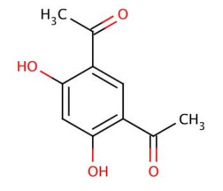 1,1&prime;-(4,6-Dihydroxy-1,3-phenylene)bisethanone (CAS 2161-85-5) - chemical structure image