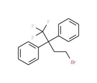 1,1&prime;-(4-Bromo-1,1,1-trifluorobutane-2,2-diyl)-dibenzene - chemical structure image