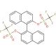 1,1′-Bi-2-naphthol bis(trifluoromethanesulfonate) (CAS 128575-34-8) - chemical structure image