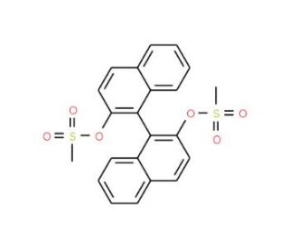 1,1&prime;-Bi-2-naphthyl dimethanesulfonate (CAS 182568-57-6) - chemical structure image