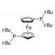 1,1′-Bis(di-tert-butylphosphino)ferrocene (CAS 84680-95-5) - chemical structure image