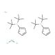 1,1′-Bis(di-tert-butylphosphino)ferrocene palladium dichloride (CAS 95408-45-0) - chemical structure image
